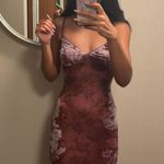 Tiger Mist  Purple Julianna Floral Maxi Dress Burgundy Photo 1