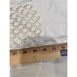 Free People  The Best Long Sleeve Crinkle Button-Up Blouse Shirt Cream Women's M Photo 11