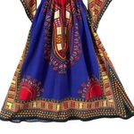 Dashiki Bell Sleeved Dress Size S Blue Photo 4