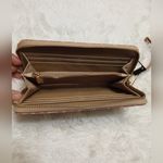 Bebe  Women's Wristlet Wallet Monogram Vanilla/Gold Color NWT Photo 6