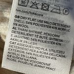 H&M  Ribbed Knit Wool-Blend Mini Dress Long Sleeve Neutral Size M Photo 5