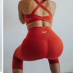 Iwa Company KAMALA 3/4 Legging The Hawaiian Sunset Collection Lululemon Inspo S Orange Photo 5