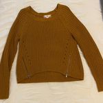 Pink Rose Burnt Orange Sweater Photo 1