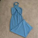 Pretty Little Thing  Blue Halter Midi Dress Size XS Photo 1