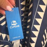 Cupshe NWT  Geo print belted dress Photo 4