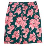 J.Crew  Mercantile Elkins Pencil Skirt Pink Floral Photo 1