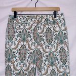Chico's Printed Detail So Slimming Girlfriend Slim Leg Ankle Pants size US 6R Photo 1