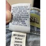 Old Navy Vintage Y2K Denim Mini Skirt Sz 8 Low Rise Boho Floral Beaded 2000s Photo 3