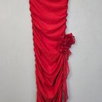 Fanci Club Red Horse Midi Dress Size XS Photo 2