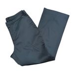Urban Outfitters NWOT Satin Disco Flare High Rise Dress Pants Steel Blue Size 12 Photo 6