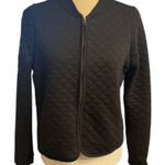 Marine layer  Corbet Quilted Bomber Jacket – Black – Size Medium Photo 0
