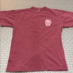 Zero Gravity Light Washed Burgundy Skull Graphic Tee Shirt M Red Size M Photo 0