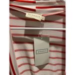 Ninexis Open Front 3/4 Sleeve Cardigan red/white stripe Medium Valentine's Day Red Photo 2