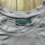 Athleta  Criss Cross long sleeve shirt women size M lightweight pale lavendar Photo 2