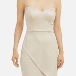 City Studio Champaigne Strapless Wrap Skirt Strapless Dress Size 1 Photo 0