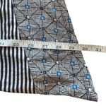 J.Jill Knit Top Large Blue White Striped Contrast Hem Long Sleeve Nautical Comfy Photo 10