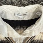 Veronica Beard  Spear Mixed Media Vest in White Multi, Size S Photo 7