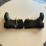 Nomad  Lace-Up Detail Rubber Rain Boots - KellyB, Black, Size 7, NWOT Photo 4