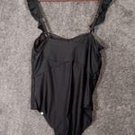 Summersalt  Ruff Oasis Ner One Pice Swimsuit Black Padded Modest Womens 18 Photo 4