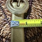 Ralph Lauren Lauren  Gold Shimmer Leather Belt L Western Glam‎ 42” Photo 9