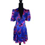 Topshop #139 Satin Floral Mini Dress Photo 1