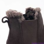 Madewell NEW The Toasty Chelsea Boot, dark coffee, 10 Photo 8