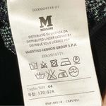 Missoni  Size 44 Black Green Navy Wool Blend Knit Sleeveless Sweater Vest Photo 3