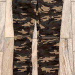 Forever 21  women's waist 29" black/green/brown camo jeans Photo 0