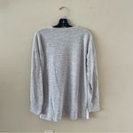 Aerie Grey Marled Pullover Sweatshirt Top Photo 3