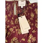 New Cinq à Sept Zora Floral Mini Dress, Size 0 (oversized) Red Photo 3