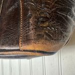 American West Brown Leather Tote Bag Photo 9