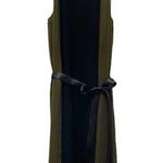 Madewell Shiftpleat Dress Black & Olive Green Accordion Pleated Midi Size 4 | XS Photo 8