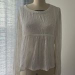 Buffalo David Bitton Balloon sleeve eyelet top Photo 6