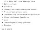 Karl Lagerfeld Sleeveless Tonal Tweed Pocket Sheath Dress Photo 4