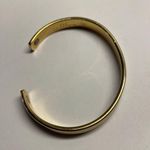 24K Gold Electro Plated Women’s Metal Costume Bangle Bracelet Two Tone Photo 5