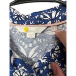 Boden Womens Dress Size 4 Blue White Floral Print Short Sleeve Casual Photo 5