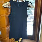 Savvi Sophia Black Ribbed Tank Size Small Photo 1