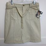 Roxy NWT  Tan Corduroy Cargo Midi Skirt Photo 0