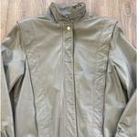 COMINT Genuine Leather Jacket Made in Argentina Size 9/10 Gray Vintage 1980s Photo 4