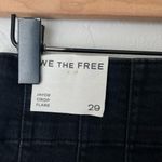 Free People We the free high rise Jayde crop flare jeans black 29 NEW Photo 5