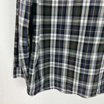J.Crew  Shrunken Boy Shirt in Forest Plaid Buttondown Top Size 12 L1377 Photo 9