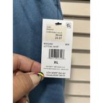 Volcom Blue Sweat Short Size XL Elastic/Tie Waist High Rise Soft Logo Casual Photo 2