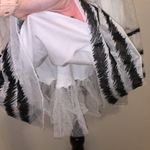 Trixxi black white pink fit n flare formal prom dress Photo 4