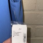 Saks 5th Avenue Saks Fifth Avenue blouse NEW steel Blue Layered Sleeveless Top keyhole back Photo 4