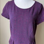 Boden Phoebe Jersey Dress Carnival Pink Glasses Blue Size undefined Photo 3