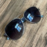 Slam gingham sunglasses Blue Photo 0