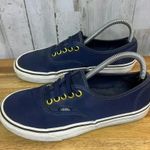 Vans  Era B Navy with Gold Hardware Low Top Skate Shoes - Men's 6.5 / Women's 8.0 Photo 2