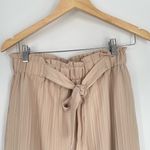Allegra K Women's Pockets Tie Knot High Waist Wide Leg Paperbag Pants Size M Photo 8