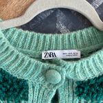 ZARA  Open Knit Textured Cardigan Sweater Photo 2