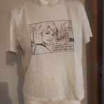 RE/DONE  Classic White Tee You're Cute Size L Photo 0
